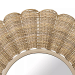 Зеркало круглое в плетеной раме Reed Mirror варинант исполнения - 2 | Loft Concept в Твери