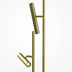 Напольный торшер светодионый золотой Lumen Duo варинант исполнения - 2 | Loft Concept в Твери