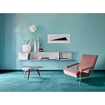 Дизайнерская подвесная полка Gio Ponti D.355.1 - D.355.2 Hanging Bookcase варинант исполнения - 3 | Loft Concept в Твери