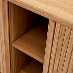 Буфет с 2-мя раздвижными дверцами из ясеневого шпона Toinette варинант исполнения - 3 | Loft Concept в Твери