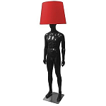 Лампа MALE MANNEQUIN LAMP с абажуром открытый позинг варинант исполнения - 1 | Loft Concept в Твери