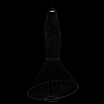 Подвесной светильник из металла Geometry of Beauty варинант исполнения - 4 | Loft Concept в Твери