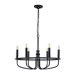 Люстра круглая с 6-ю лампами Kichler варинант исполнения - 8 | Loft Concept в Твери