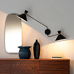 Бра с 2-мя поворотными плафонами Davy Duo Wall Lamp варинант исполнения - 2 | Loft Concept в Твери