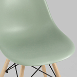 Пластиковый стул на ножках из массива бука Eames Mint варинант исполнения - 7 | Loft Concept в Твери