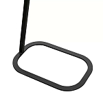 Столик приставной с прямоугольной серой столешницей Steel Stable Table варинант исполнения - 3 | Loft Concept в Твери