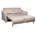 Диван двухместный раскладной светло-серый с кантом Pride варинант исполнения - 2 | Loft Concept в Твери