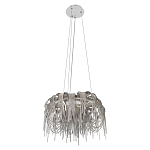 Люстра подвесная круглая с изогнутыми металлическими дугами и ниспадающими цепочками 65 см Atlantis Chain варинант исполнения - 12 | Loft Concept в Твери