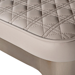 Стул барный светло-серый из экокожи Spectacular High Bar Stool варинант исполнения - 4 | Loft Concept в Твери