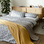 Постельное белье из сатина с рисунком 200х220 см Aurora Allure Sprout варинант исполнения - 3 | Loft Concept в Твери