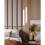 Подвесной светильник Cateline Brass Tube Hanging Lamp варинант исполнения - 2 | Loft Concept в Твери