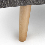 Раскладной диван Lavoie Grey Sofa варинант исполнения - 5 | Loft Concept в Твери