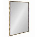 Зеркало прямоугольное в фактурной золотой раме Reflective Fabric варинант исполнения - 1 | Loft Concept в Твери