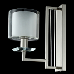 Бра с геометрическим каркасом из металла и цилиндрическим стеклянным плафоном Laurent варинант исполнения - 3 | Loft Concept в Твери