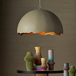 Подвесной светильник в форме купола с сочетанием золотого и оливкового цвета Eggshell варинант исполнения - 3 | Loft Concept в Твери