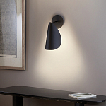 Бра с поворотным плафоном Aracea Black Wall Lamp варинант исполнения - 9 | Loft Concept в Твери