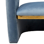 Кресло голубое Walsh Blue Armchair варинант исполнения - 2 | Loft Concept в Твери