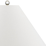 Настольная лампа овальная с тропическим принтом Stylized Aalm Leaves Motif варинант исполнения - 3 | Loft Concept в Твери