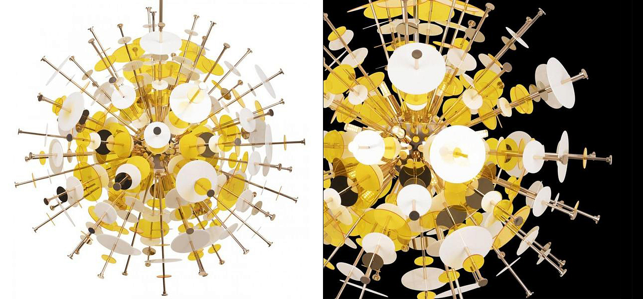 Люстра Dandelion Yellow диаметр 78 Люстра Dandelion Yellow диаметр 78 - Loft-Concept в Твери