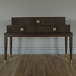 Премиальная Консоль с тремя ящиками Elsa Dreams Walnut варинант исполнения - 3 | Loft Concept в Твери