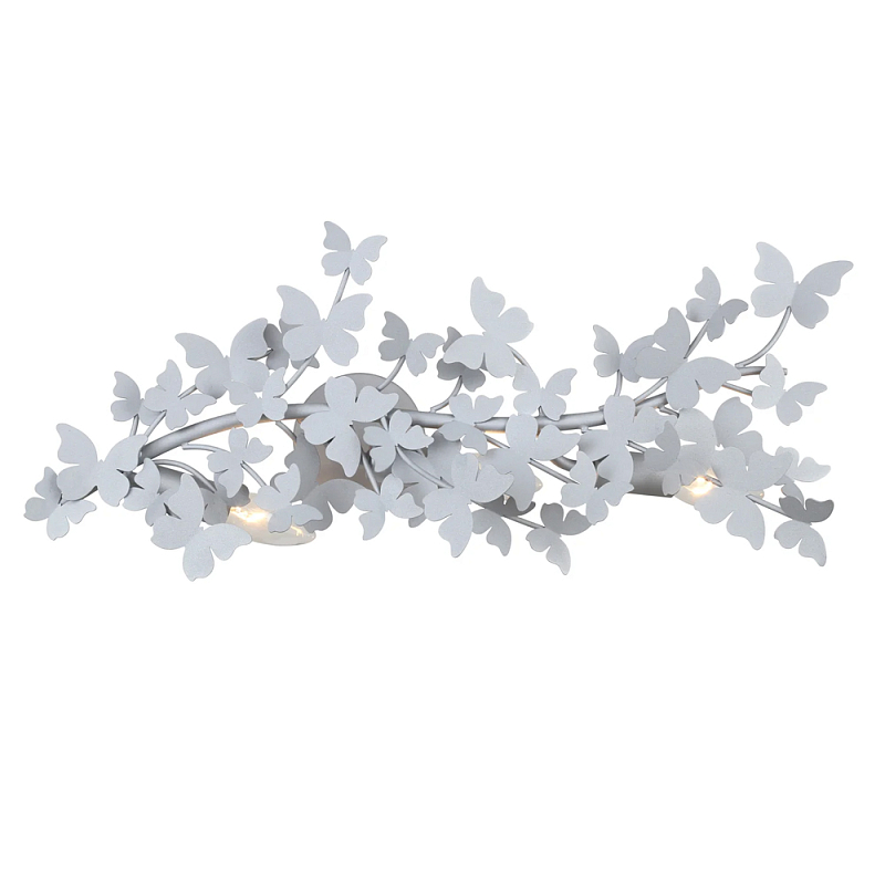 Бра оформленный в виде стаи бабочек Eternal Butterflies Серебряный Золотой в Твери | Loft Concept 