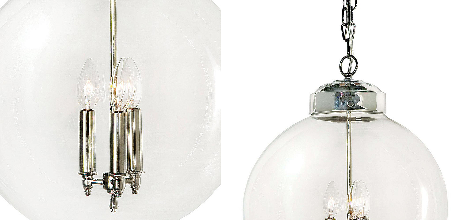 Подвесной светильник Conor Globe Hanging lamp Silver Подвесной светильник Conor Globe Hanging lamp Silver - Loft-Concept в Твери