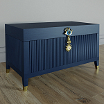 Большой дизайнерский Сундук Elsa Dreams Blue варинант исполнения - 4 | Loft Concept в Твери