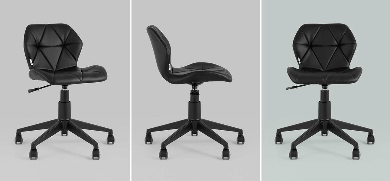 Офисный Стул Jeroen Chair Черная Экокода Офисный Стул Jeroen Chair Черная Экокода - Loft-Concept в Твери