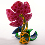 Декоративная статуэтка Yayoi Kusama Flowers that Bloom at Midnight Pink варинант исполнения - 2 | Loft Concept в Твери