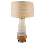 Настольная лампа фарфоровая с узором на корпусе Junction Place варинант исполнения - 3 | Loft Concept в Твери