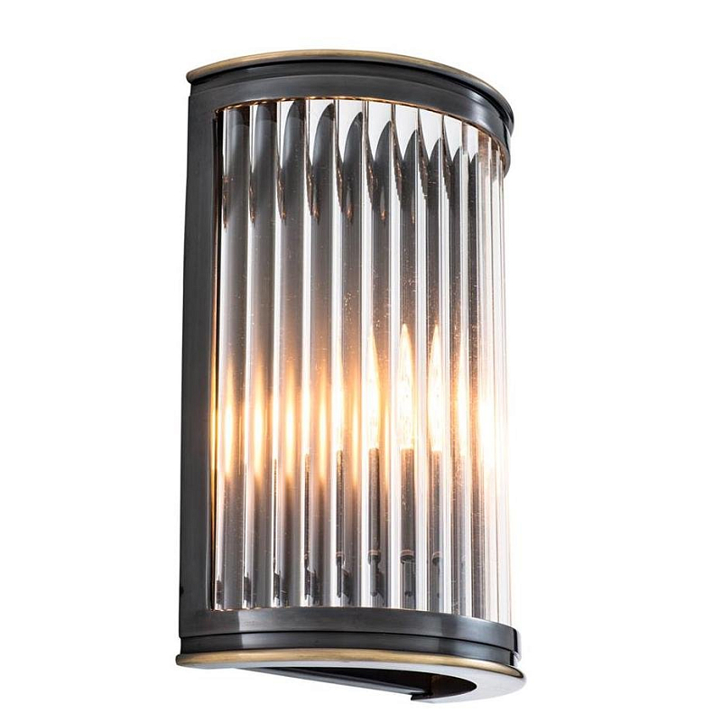 Бра Wall Lamp Alice Темная бронза Прозрачное Стекло Бра Wall Lamp Alice Темная бронза Прозрачное Стекло в Твери | Loft Concept