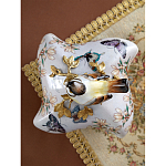 Шкатулка фиолетового цвета с рисунком бабочек и крышкой с фигуркой птицы на ветке Eden Garden варинант исполнения - 9 | Loft Concept в Твери