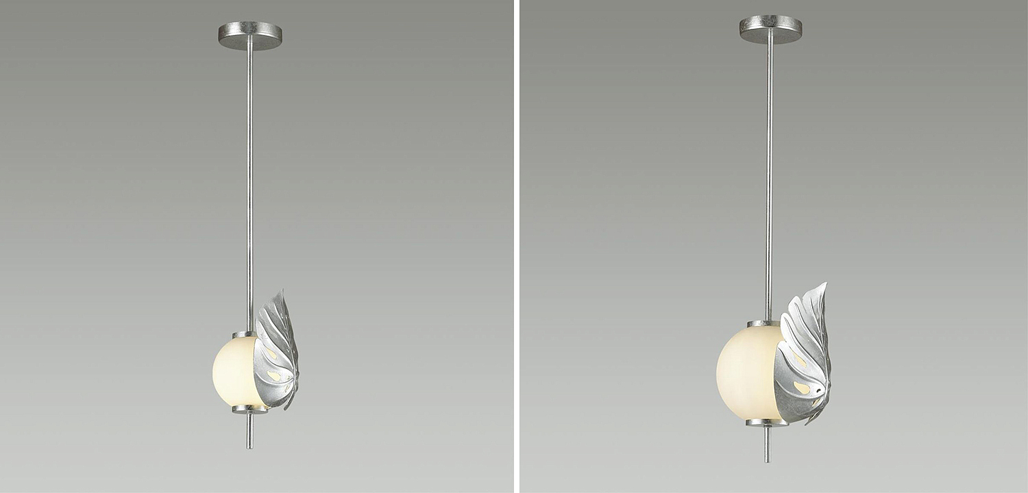 Подвесной светильник Silver Monstera Leaf Подвесной светильник Silver Monstera Leaf - Loft-Concept в Твери