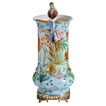 Ваза из фарфора с птицей на бронзовой ветке Garden of Eden варинант исполнения - 3 | Loft Concept в Твери