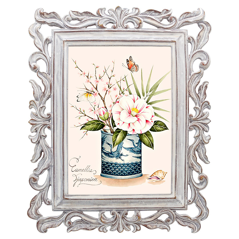Постер Sakura Branch Poster Мульти Белый винтажная патина Постер Sakura Branch Poster Мульти Белый винтажная патина в Твери | Loft Concept