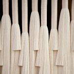 Декор на стену Белые Кисти Wall decor White Tassels варинант исполнения - 1 | Loft Concept в Твери