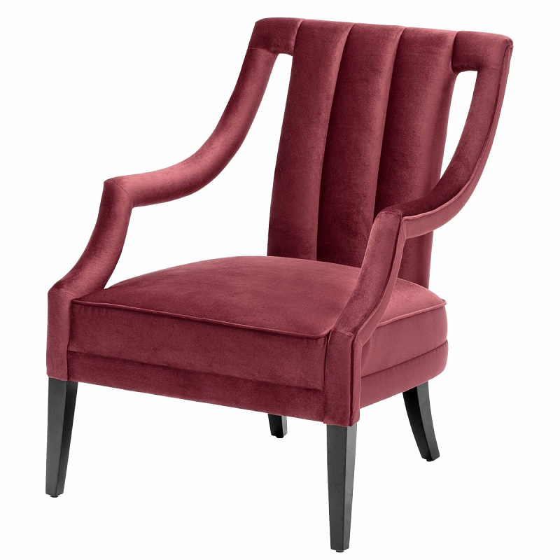 Кресло Eichholtz Chair Ermitage Bordeaux Бургундский красный Кресло Eichholtz Chair Ermitage Bordeaux Бургундский красный в Твери | Loft Concept