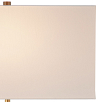 Торшер с прямоугольным абажуром на белом мраморном основании Asymmetry on Marble варинант исполнения - 3 | Loft Concept в Твери