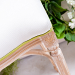 Барный стул золотистый из натурального бука с изображением птиц и цветов Blooming Birds варинант исполнения - 2 | Loft Concept в Твери