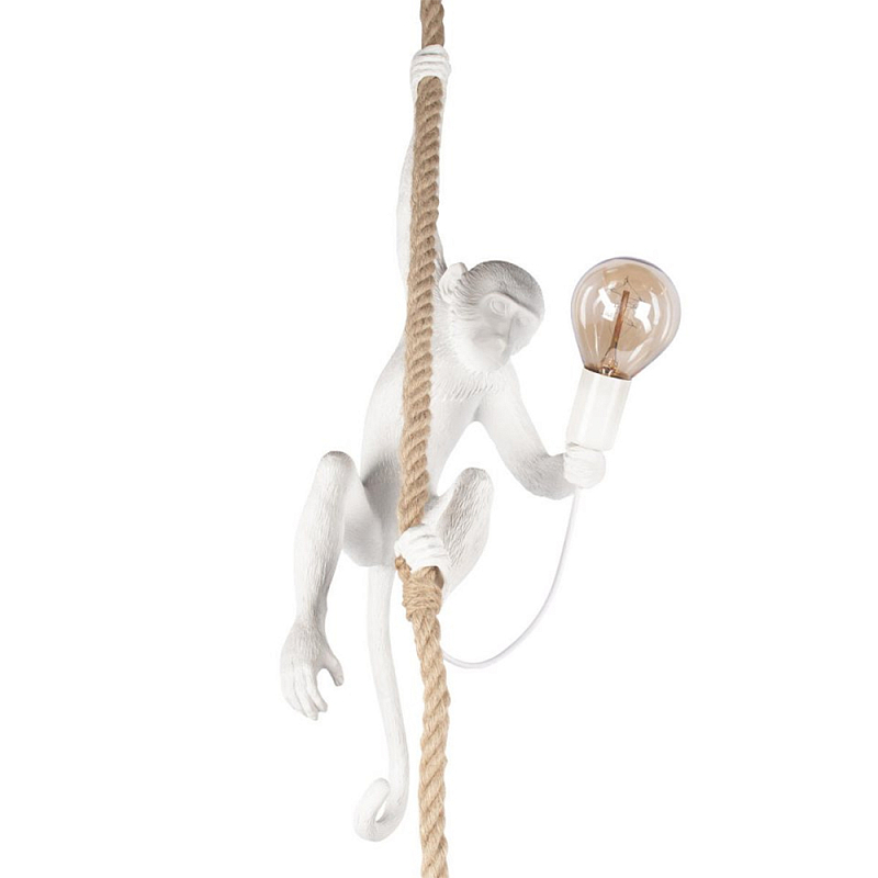 Подвесной светильник Monkey on a rope Белый Подвесной светильник Monkey on a rope Белый в Твери | Loft Concept