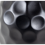 Столик журнальный с круглой деревянной столешницей на черном фактурном основании Bourgeon варинант исполнения - 6 | Loft Concept в Твери