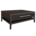 Кофейный стол Primo с двумя ящиками Темный орех варинант исполнения - 8 | Loft Concept в Твери