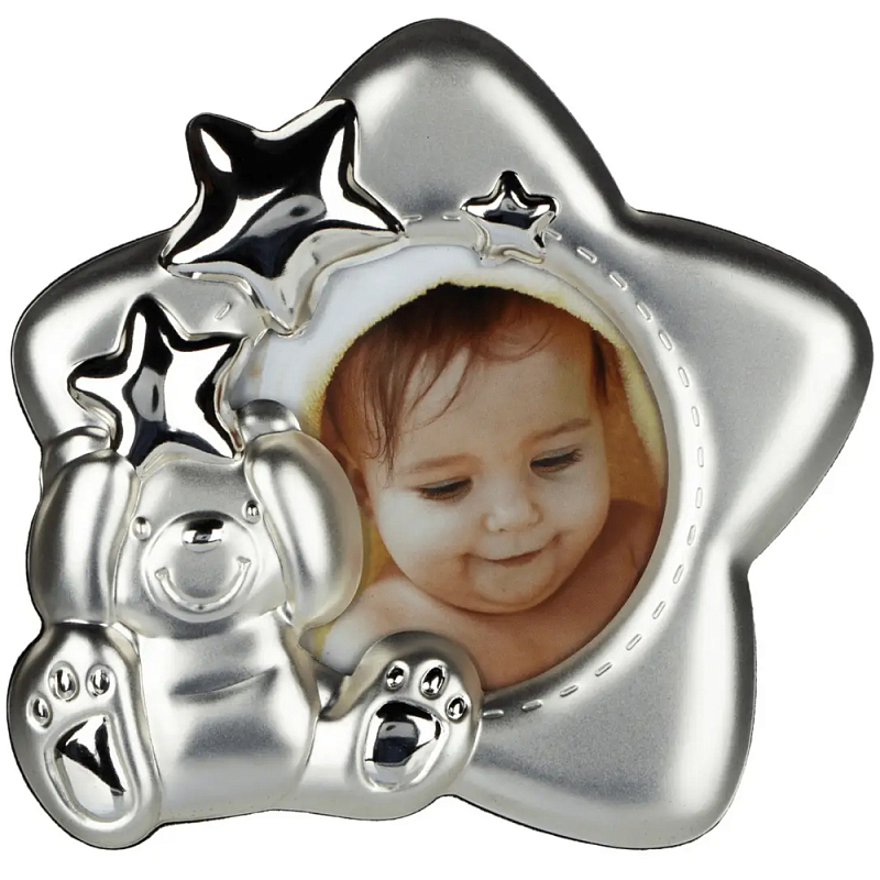 Фоторамка детская Childhood Corner Star Серебристый Фоторамка детская Childhood Corner Star Серебристый в Твери | Loft Concept