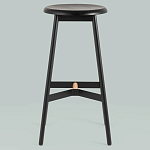 Черный барный стул Knopper варинант исполнения - 3 | Loft Concept в Твери