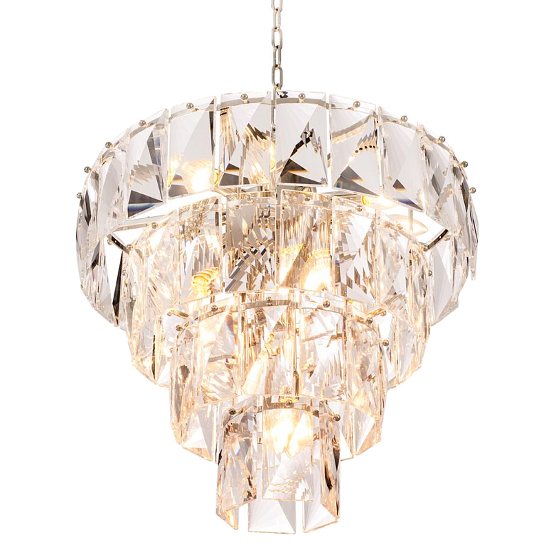Люстра Chandelier Amazone S Никель Прозрачный Люстра Chandelier Amazone S Никель Прозрачный в Твери | Loft Concept