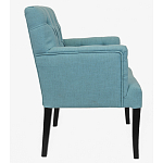 Кресло Addison Chic Armchair blue flax варинант исполнения - 1 | Loft Concept в Твери