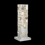 Настольная лампа прямоугольная с мозаичным хрустальным оформлением Sparks of Crystal варинант исполнения - 2 | Loft Concept в Твери