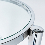 Приставной столик со стеклянной столешницей Deimos варинант исполнения - 2 | Loft Concept в Твери