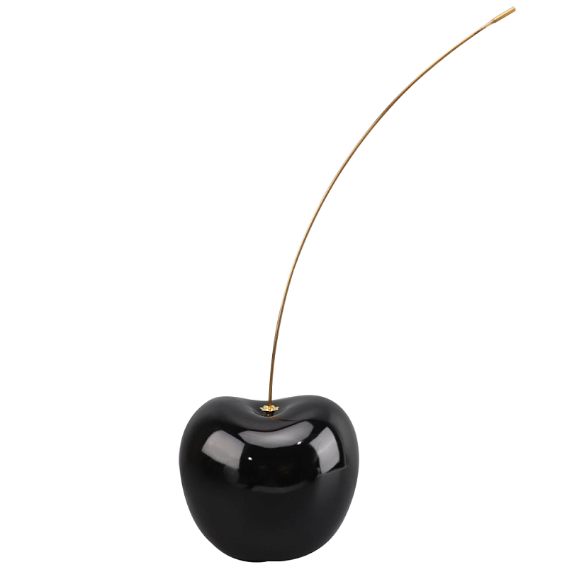 Декоративная статуэтка вишня Cherry Black Statuette Черный Золотой Декоративная статуэтка вишня Cherry Black Statuette Черный Золотой в Твери | Loft Concept