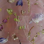 Шкатулка из эпоксидной смолы с цветами розовая Epoxy Resin Square Box Pink варинант исполнения - 3 | Loft Concept в Твери